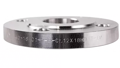 Фланец плоский 40-16-01-1-B-ст AISI 304-IV