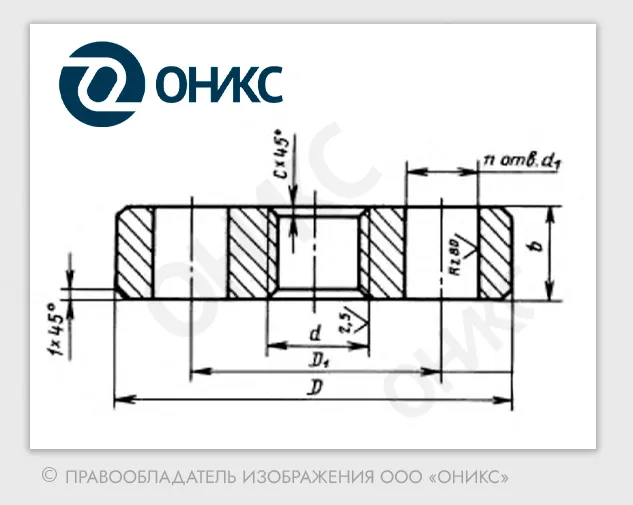 резьбовой фланец - оникс1.png резьбовой фланец - оникс1.png