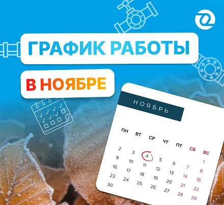 График работы в ноябре 2026